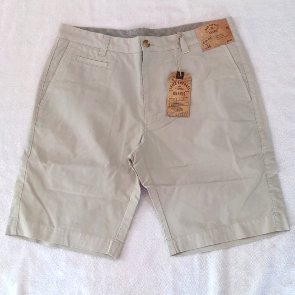 Louis Raphael khaki shorts